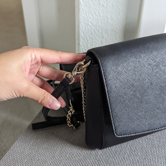 Kate Spade Laurel Way Greer Crossbody Shoulder Bag - Black - Picture 4 of 12